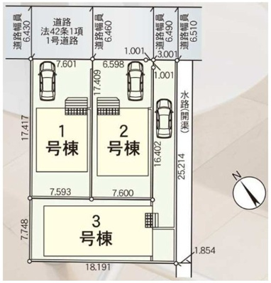 【区画図】 | Cradle garden鴻巣市筑波第5 Ⅱ期 【平屋】新築住宅