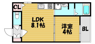 【間取り】 | グラッドハイツ