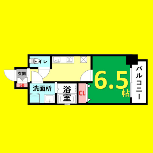 LaDouceur今池南　名古屋市賃貸　仲介手数料無料の間取り