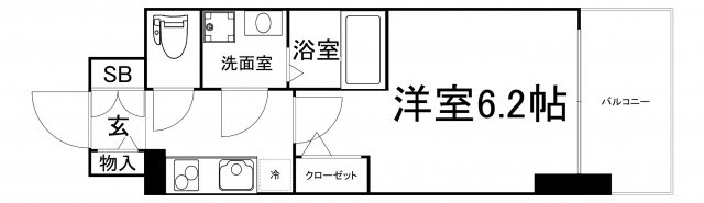 【間取り】 | エスリード大阪京橋フロレゾン