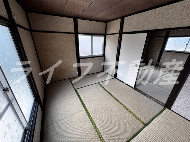 南天荘2（石切賃貸）の寝室|落ち着いた色調の寝室です