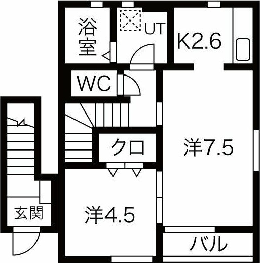 ミルト107　C棟の間取り
