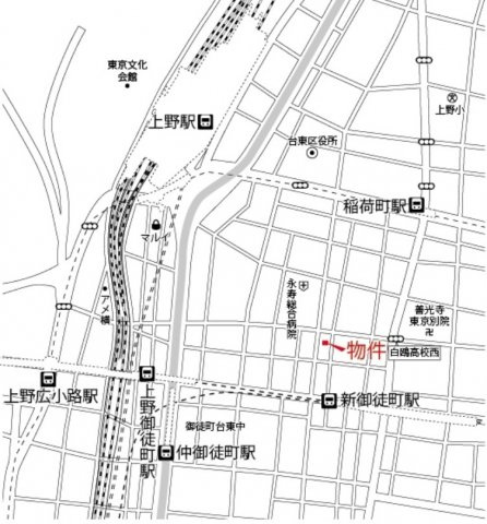 フラッツKTの地図