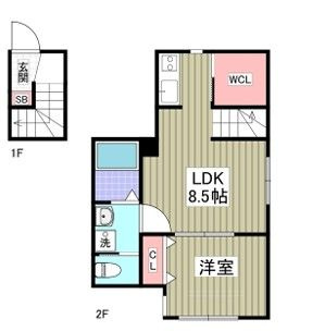 【間取り】 | ヒルサイド西が丘 | 間取りです。