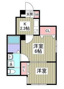 【間取り】 | ヒルサイド西が丘 | 間取りです。