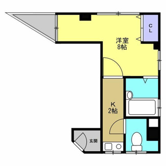 【間取り】 | マンション麗和 | 間取りです。