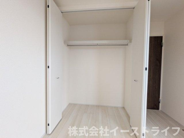 【新築戸建】　いわき市郷ケ丘2丁目第10　全3棟　長期優良住宅の収納|3号棟写真　収納スペースが豊富です。全居室に収納が付いており、すっきり片づけることができ部屋を広く使うことができます。