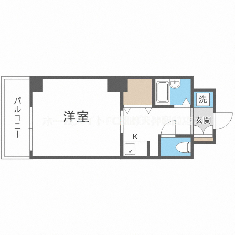 アトール西中島の間取り