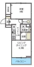 Ferio Hiyoshiの間取り|間取りです。