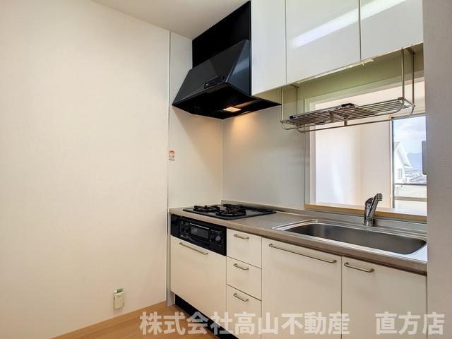 直方市大字植木のアパートのキッチン