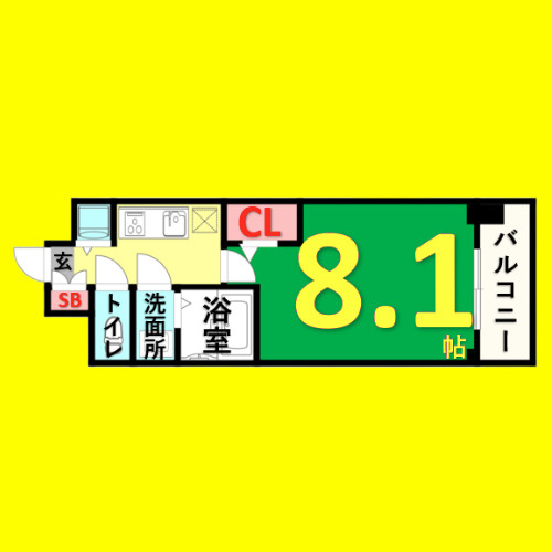 La Douceur黒川　名古屋市賃貸　仲介手数料無料の間取り