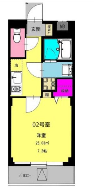 ビーカーサ隅田桜橋の間取り
