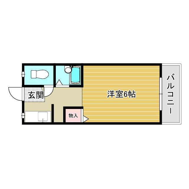 ホワイトハイツ春日の間取り