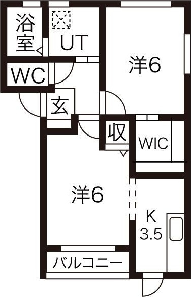ラ・ヴィータ A棟の間取り