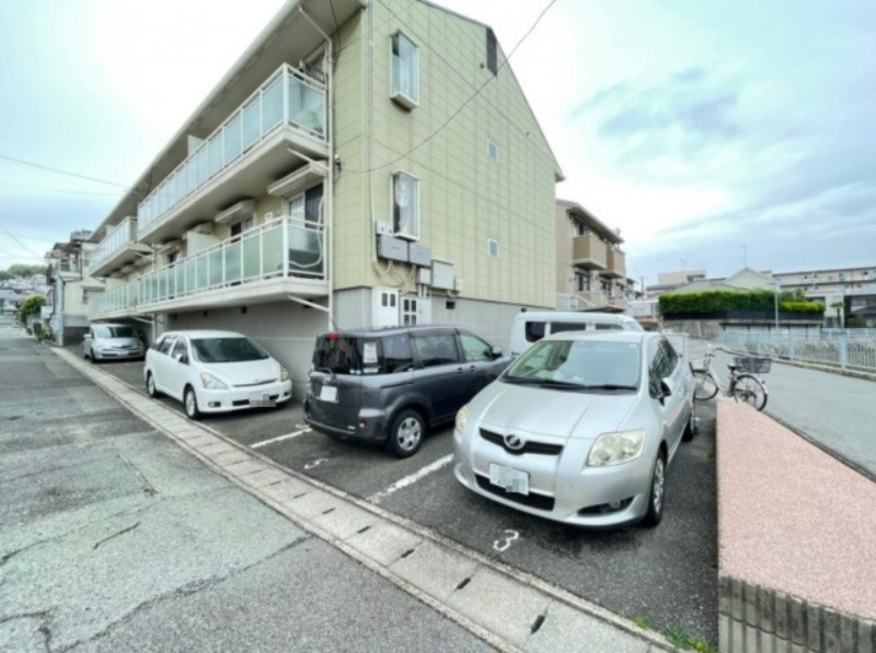 グランディール福田の駐車場