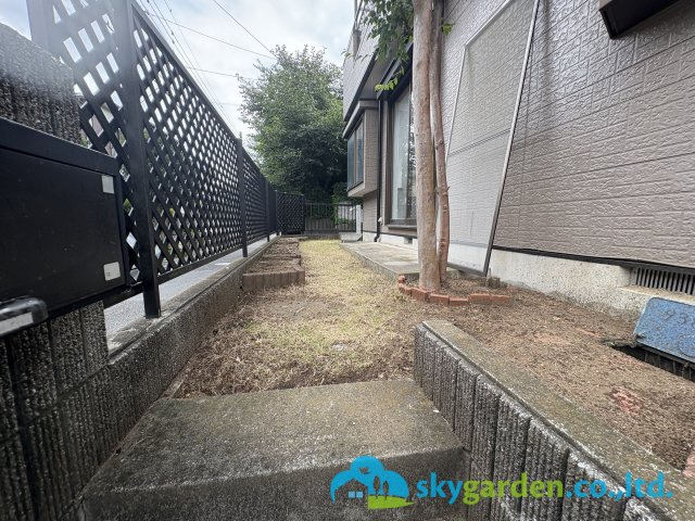 藤沢市大鋸　中古戸建の庭|お庭の付いた物件です
