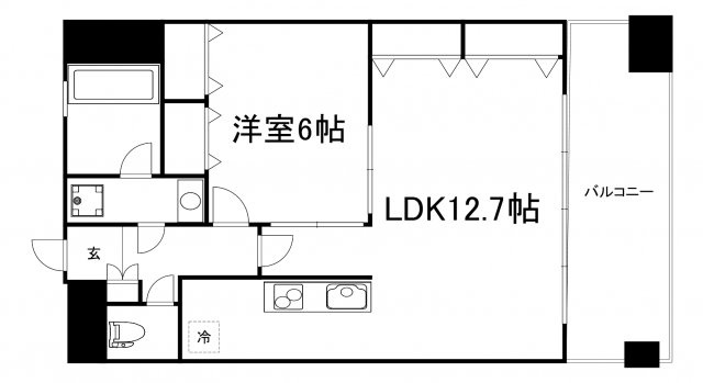 【間取り】 | キャピトル安堂寺