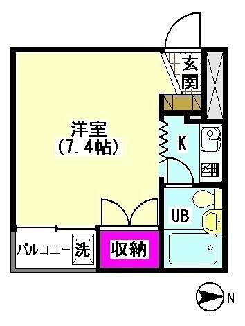 約２０m2ある１Ｒタイプ！