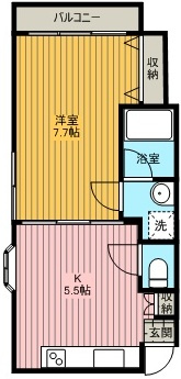 【間取り】 | サンライズハイツ