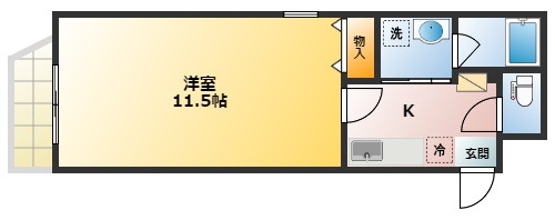 COCORO3172の間取り