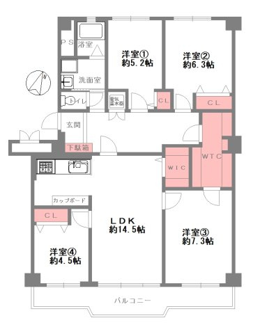 ＯＴＣニューセンバハイツの間取り