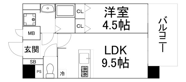 【間取り】 | プレサンス京町堀ノース