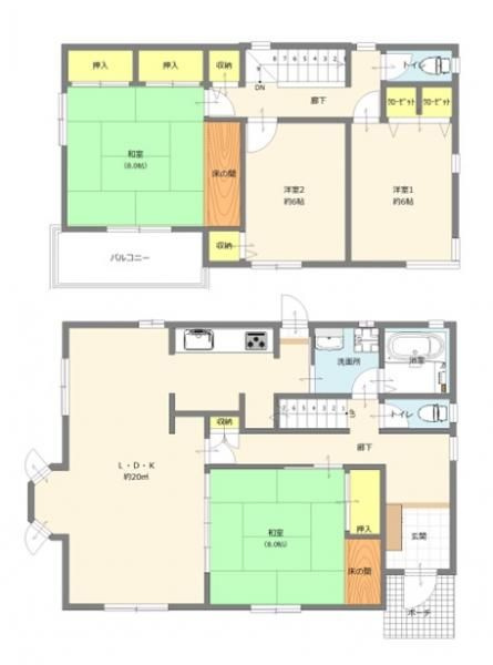 【間取り】 | 宗像市天平台　中古一戸建☆仲介手数料無料☆
