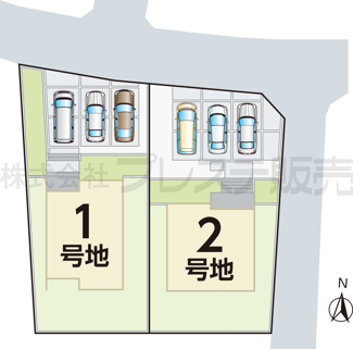 【区画図】 | 奈良市菅原町の新築一戸建 全２区画 | 全体区画図