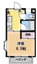 【間取り】 | Ｋハイツ | 間取りです。