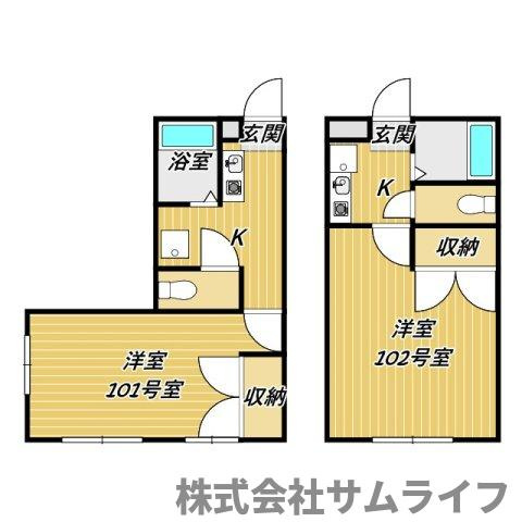 【間取り】 | レオパレスフジ