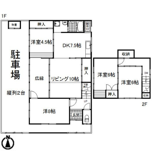 【間取り】 | 西ノ割貸家【名古屋市賃貸・事務所可】