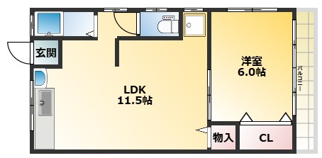 【間取り】 | 友田ハイツⅡ