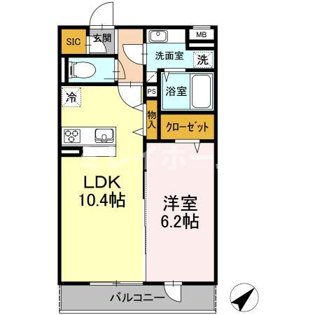コンティニュエの間取り
