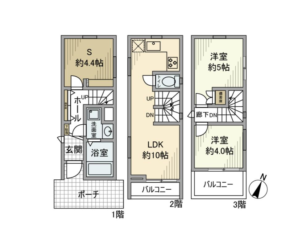 大塚戸建の間取り