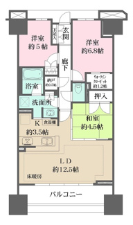 【間取り】 | ザ・パークハウス青砥 | 間取りです。