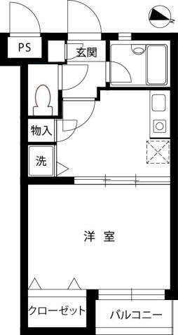 【間取り】 | スカイコート五反田 | 間取図