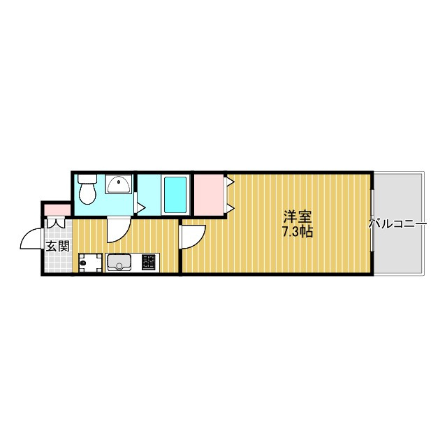 アリビオ千里豊津の間取り