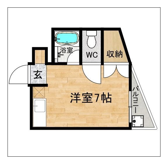 筑紫野市二日市北７丁目の賃貸マンションの間取り|別号数タイプ