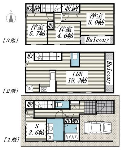 Sumai-to江東区東砂01の間取り