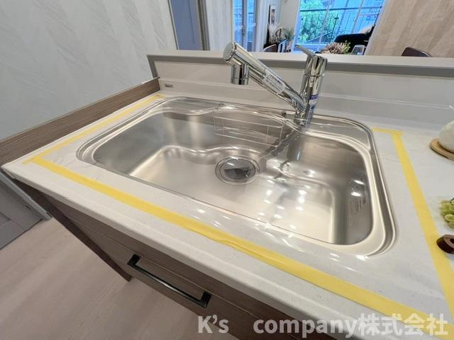 茅ヶ崎市茅ヶ崎　パークタウン茅ヶ崎6号棟のキッチン|耐久性に優れたステンレス素材のシンク◇