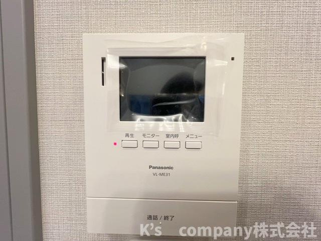 茅ヶ崎市茅ヶ崎　パークタウン茅ヶ崎6号棟のセキュリティ|訪問者の顔が確認できるモニター付きインターフォン☆