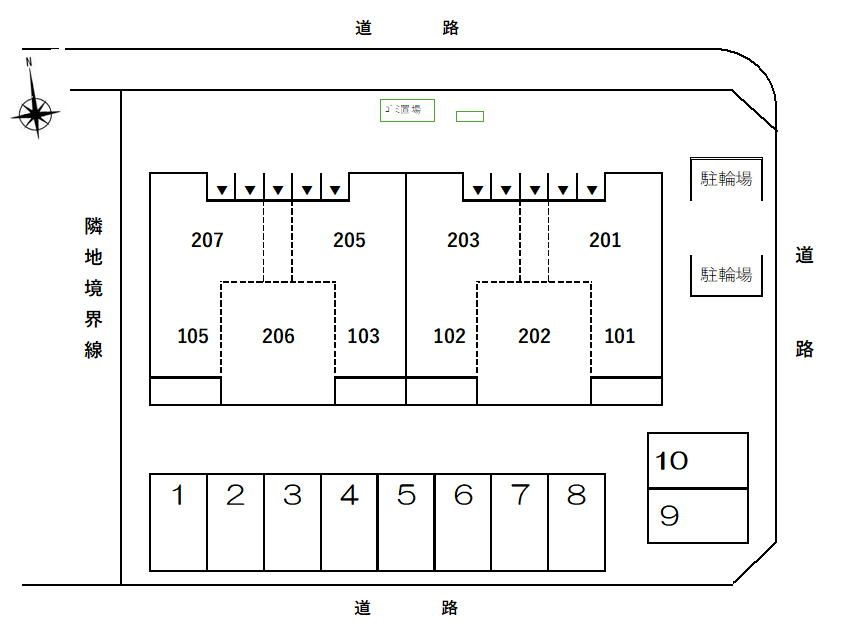 ＰＥＡＮＵＴＳ（ピーナッツ）の区画図