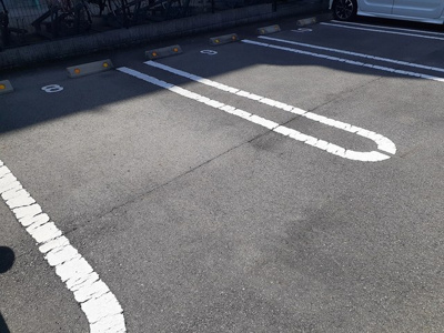 【駐車場】 | シカタシャンブレットⅠ | 駐車場に車を止められます