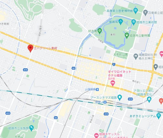 エバーグリーン車崎　7階の地図
