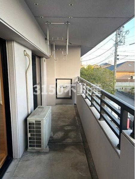 本郷マンションのバルコニー