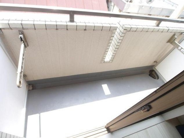 スカイノブレ御徒町のバルコニー