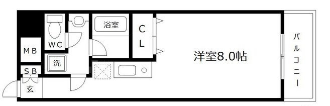 アイディール中之島の間取り|アイディール中之島　開放感のある間取り