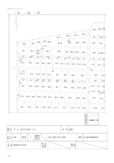 【土地図】 | 秋田市牛島西２丁目　土地 | 公図：27-5、456