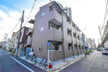 荒川区東日暮里２丁目のアパートの外観