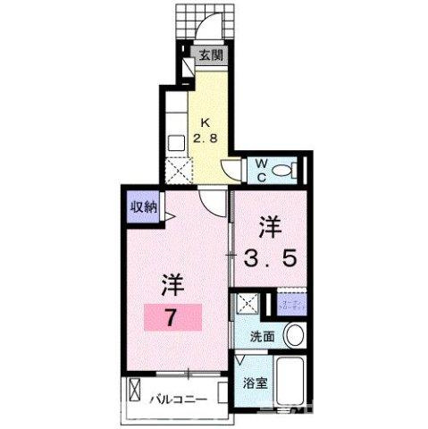 【間取り】 | アンジュ元山